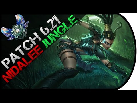 Diamond Ranked w/ Nidalee Jungle! Patch 6.21 Commentary