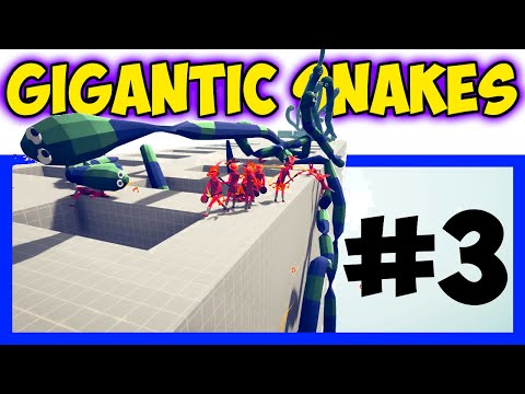 Gigantic Ninja Snakes #3! Super Orochimaru vs Every Faction - TABS MODS GAMEPLAY