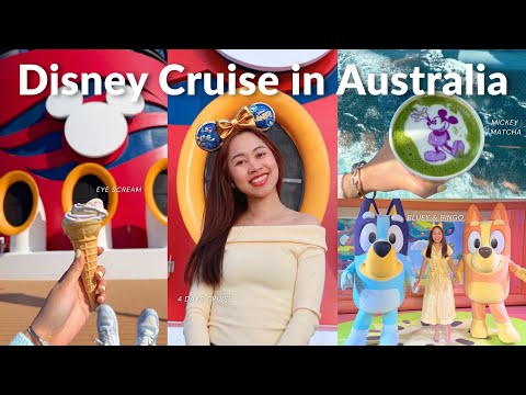 Thumbnail for Disney Wonder Cruise in Australia 🚢  ✨| Sydney to Melbourne, Bluey & Bingo, Our First Disney Cruise!