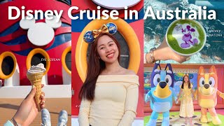 Disney Wonder Cruise in Australia 🚢  ✨| Sydney to Melbourne, Bluey & Bingo, Our First Disney Cruise!