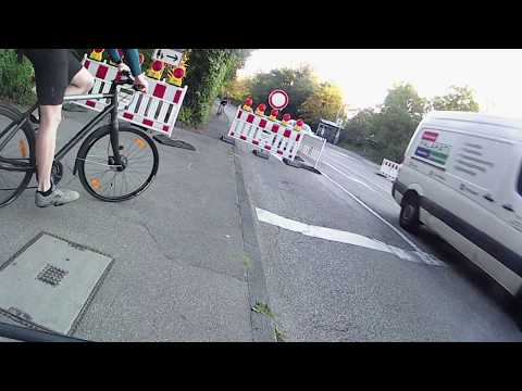 Baustellenumleitung am Kräherwald.