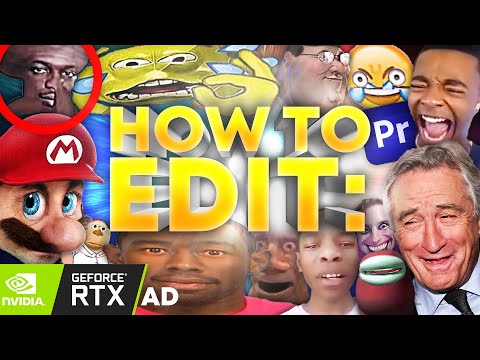 How To Edit 21st Century Humour Memes (Premiere Pro)