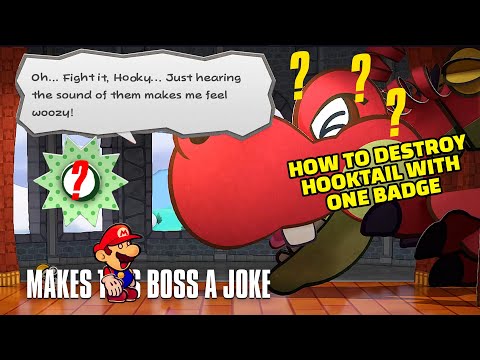 Hooktail's Weakness Badge Location Paper Mario TTYD Remake