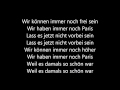 Glasperlenspiel - Paris (LYRICS) 