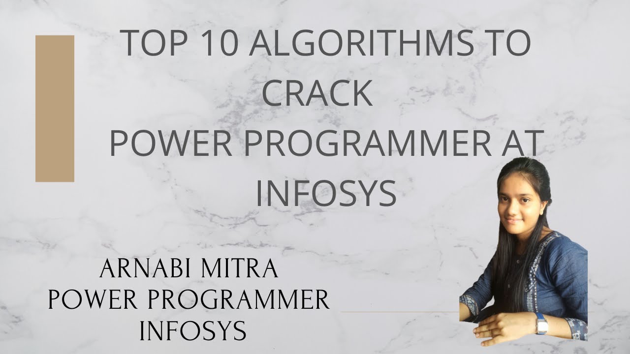 TOP 10 CODING QUESTION MUST BE SOLVED TO CRACK POWER PROGRAMMER AT INFOSYS