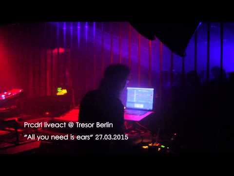 Prcdrl liveact PA. at All you need is Ears, Tresor Berlin