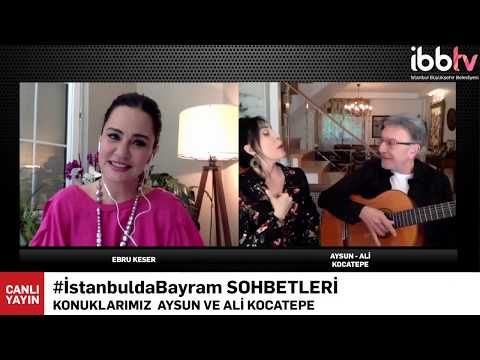 #İstanbuldaBayram Sohbetlerinde Ali - Aysun Kocatepe’yle birlikteyiz.