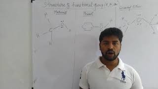 Structure of functional group in Alcohol Phenol and Ether
