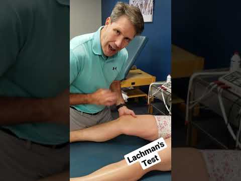 How to perform the "Lachman's Test" #shorts #knee #orthoevalpal