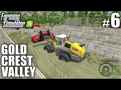 Compacting 2.300.000 of SILAGE | Gold Crest Valley 3.0 | #6 | Farming Simulator 25