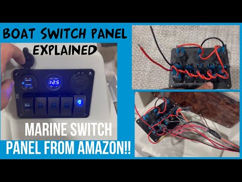 Amazon Switch Panel - HOW TO WIRE INTO YOUR BOAT