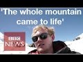 Nepal Earthquake: BBC journalist on Everest when.