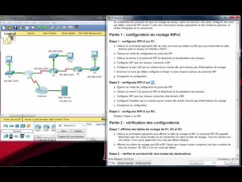 7.3.1.8 Packet Tracer - Configuring RIPv2