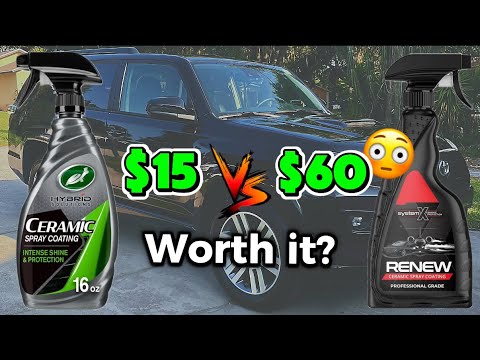 $15 Turtle Wax Ceramic Spray Coating vs $60 Pro Coating (The Truth)