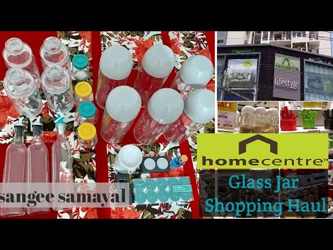 திருச்சி Homecentre Shopping Haul🛒//Kitchen Glassjars👍👍 Video