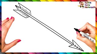 How To Draw An Arrow Step By Step 🏹 Arrow Drawing Easy