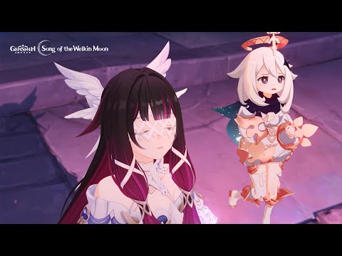 Cutscene Animation: "Waning Moon, Oh Lifeless Damsel" | Genshin Impact #GenshinImpact #Columbina