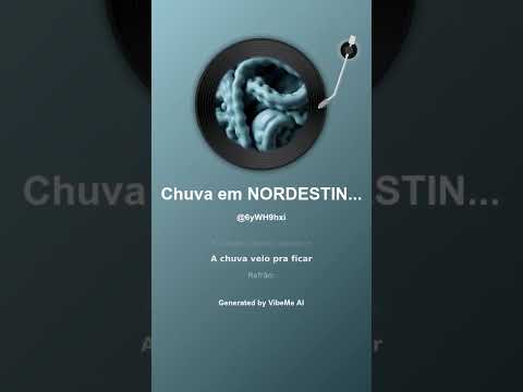 minha mais nova música ( Chuva em NORDESTINA BAHIA )  oficial  09/02/2026