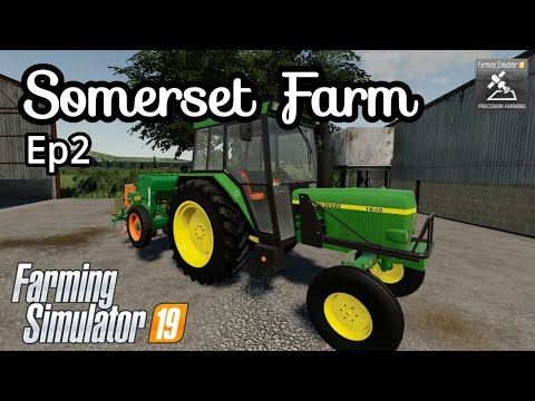 Somerset Farm - Ep2 - Sowing the first Crop - Xbox Timelapse Farming Simulator 19 FS19