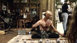 Kristian Jyoti - Demon Magician Performance: Levitation, Yoga, Change Eyes, juggling
