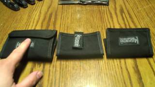 preview picture of video 'Maxpedition Spartan, Urban and Micro Wallet Comparison Review'