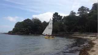 preview picture of video 'Découverte du Catamaran. Point Passion Plage de Ste Marine'