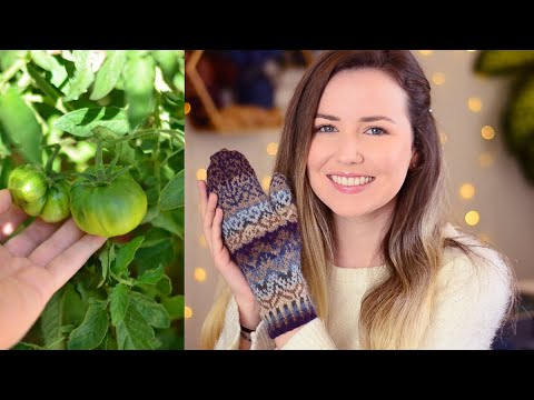 Hundred Acre Wool Knitting Podcast Ep. 17 - Mittens in May and Garden Tour