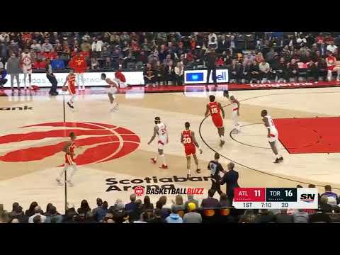 Scottie Barnes nailing back-to-back-back three-pointers on Halloween 🎃🏀
