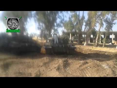 السيطرة على كتيبة الدبابات من قبل كتيبة أبو عبيدة بن الجراح في بلدة الشيخ سعد في ريف درعا