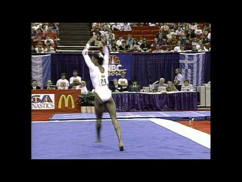 Dominique Dawes - Floor Exercise - 1994 McDonald's American Cup