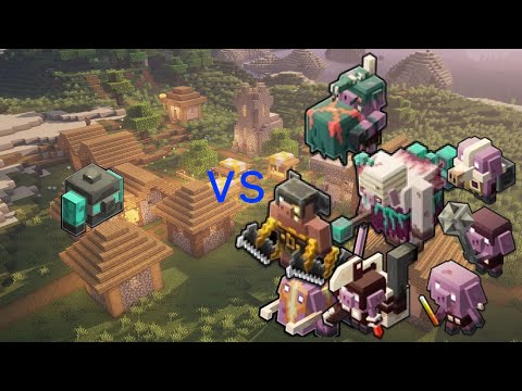 Gringstone golem vs all piglin units(No miniboss) Minecraft Legends
