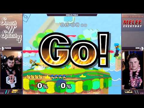 Smash'N'Splash 4 RR POOLS - Passion (Fox) vs Gerb (Marth, Luigi)