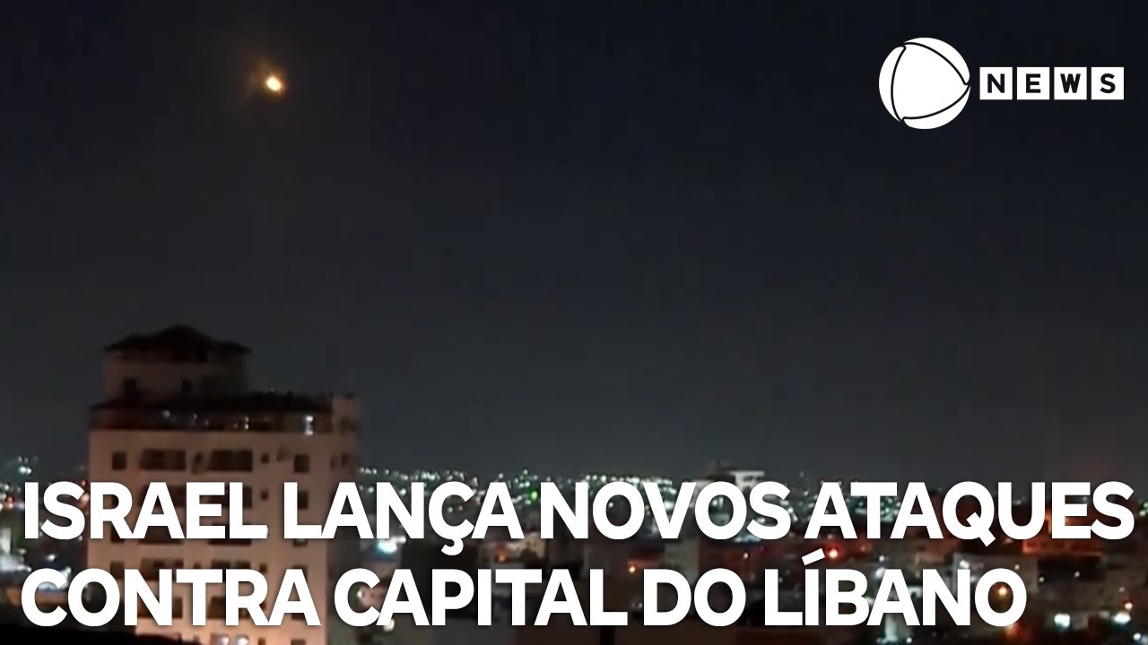 Israel lança novos ataques contra capital do Líbano