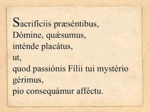 Dominica XXXII «per annum» - Oratio super oblata