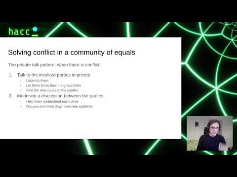 #rC3  How to solve conflict in a community of equals