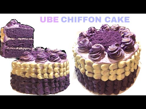 UBE CAKE WITH CREAM CHEESE FROSTING