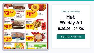Heb Weekly Ad (8/26/26 - 9/1/26) Best Deals