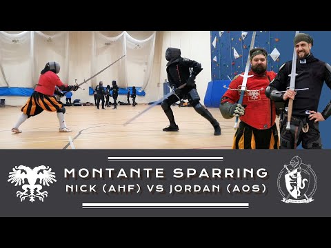 Zweihander - Montante (Greatsword) Sparring - Nick (AHF) vs Jordan (AOS)