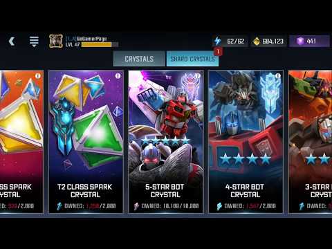 5 Star Bot Crystal Opening - Transformers: Forged to Fight