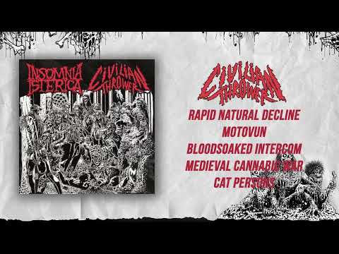 Insomnia Isterica / Civilian Thrower - Split (Full Album Streaming Grindcore 2023)