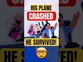 His Plane CRASHED He SURVIVED Roblox Shaneplays