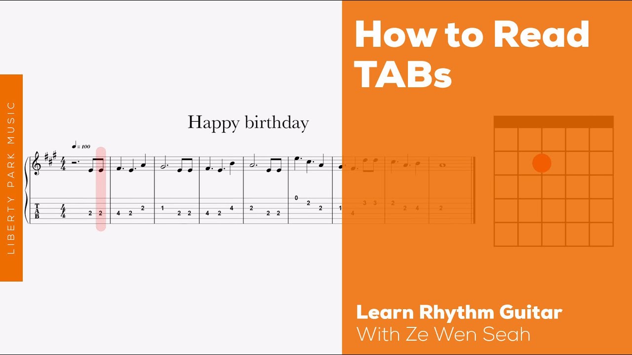 How to Read TABs | Introduction to Guitar Playing for Beginners | Video Lesson