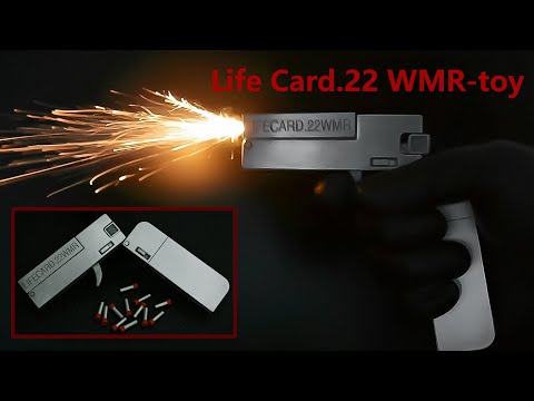 Life card.22 WMR-DIY-Upcycled Chinese-made toy guns-生命之卡