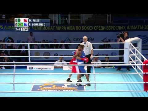 Men's Light Fly (46-49kg) - Quarter Final - Mohamed FLISSI (ALG) vs Patrick LOURENCO (BRA)