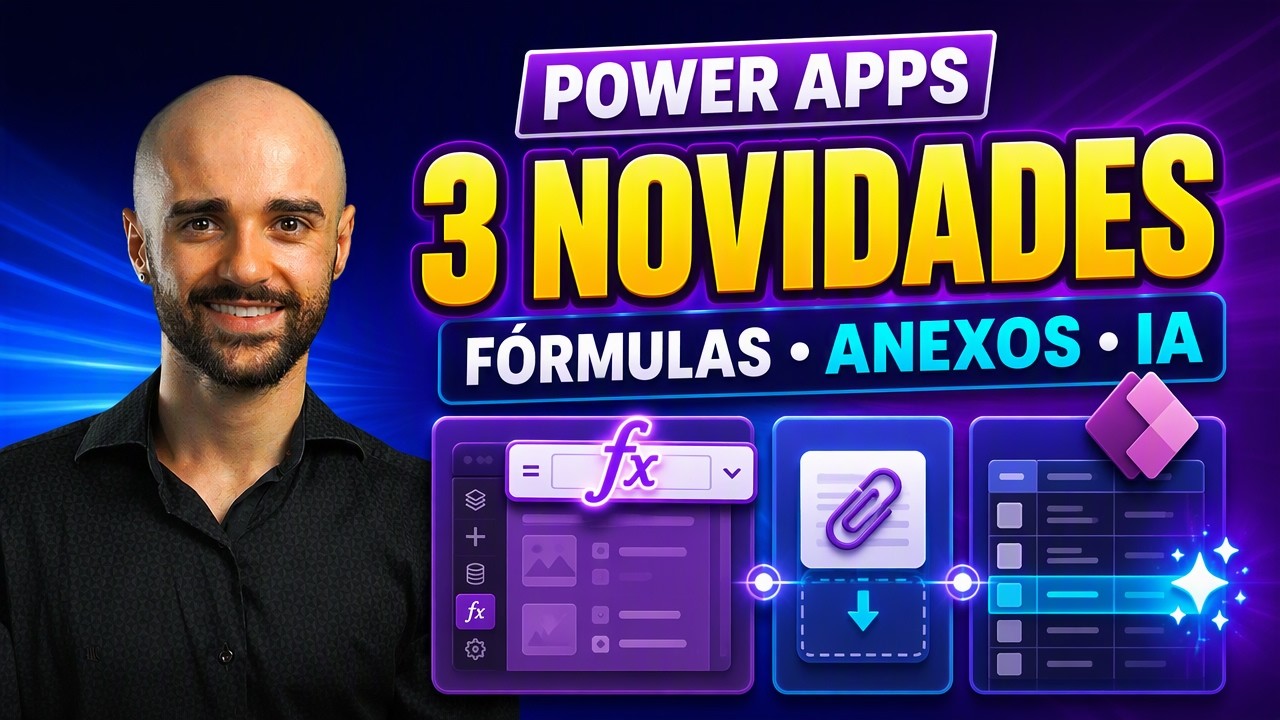 3 Novidades do Power Apps Canvas: Fórmulas, Anexos e IA