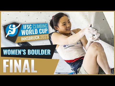Women's Boulder final || Innsbruck 2023