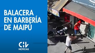 SERÍA POR AJUSTE DE CUENTAS | Balacera en barbería de Maipú dejo un herido - CHV Noticias