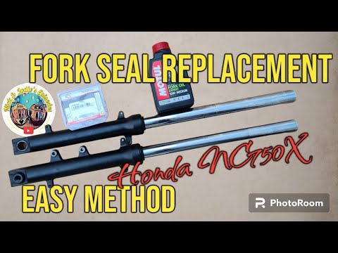 How To Change Motorcycle Fork Seals (Shock Oil Seal Replacement)