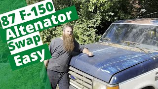 1987 F-150 Alternator Replacement. The Restoration Continues! Part 2!!