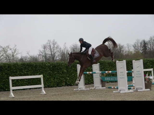 Jumping under the saddle